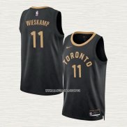 Joe Wieskamp NO 11 Camiseta Toronto Raptors Ciudad 2022-23 Negro