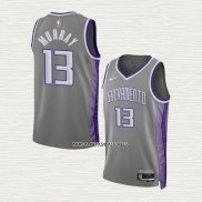 Keegan Murray NO 13 Camiseta Sacramento Kings Ciudad 2022-23 Gris