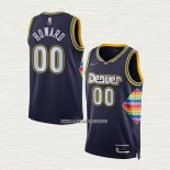 Markus Howard NO 00 Camiseta Denver Nuggets Ciudad 2021-22 Azul