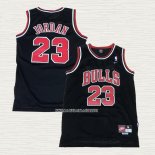 Michael Jordan NO 23 Camiseta Chicago Bulls Retro Negro2