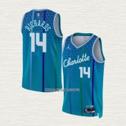 Nick Richards NO 14 Camiseta Charlotte Hornets Ciudad 2021-22 Azul