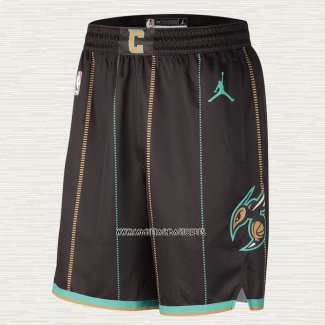 Pantalone Charlotte Hornets Ciudad 2022-23 Negro