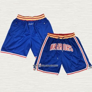 Pantalone Golden State Warriors Just Don 75th Azul