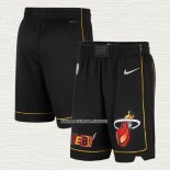 Pantalone Miami Heat Ciudad 2021-22 Negro