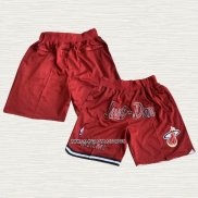 Pantalone Miami Heat Just Don Rojo2