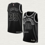 Romeo Langford NO 35 Camiseta San Antonio Spurs Classic 2022-23 Negro