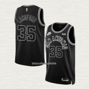 Romeo Langford NO 35 Camiseta San Antonio Spurs Classic 2022-23 Negro