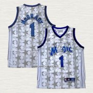 Tracy McGrady NO 1 Camiseta Orlando Magic Retro Blanco