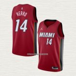 Tyler Herro NO 14 Camiseta Miami Heat Statement 2020-21 Rojo
