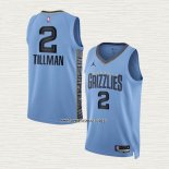 Xavier Tillman NO 2 Camiseta Memphis Grizzlies Statement 2022-23 Azul