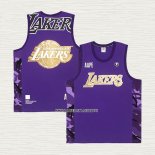 Camiseta Los Angeles Lakers x AAPE Violeta