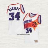 Charles Barkley NO 34 Camiseta Phoenix Suns Mitchell & Ness 1992-93 Blanco