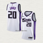 Colby Jones NO 20 Camiseta Sacramento Kings Association 2023-24 Blanco