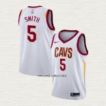 Dennis Smith NO 5 Camiseta Cleveland Cavaliers Association 2017-18 Blanco