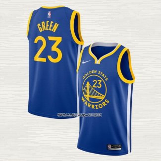 Draymond Green NO 23 Camiseta Golden State Warriors Icon Azul