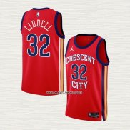 Ej Liddell NO 32 Camiseta New Orleans Pelicans Statement 2023-24 Rojo