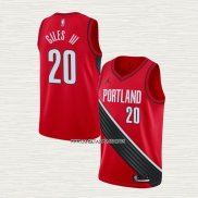 Harry Giles III NO 20 Camiseta Portland Trail Blazers Statement Rojo