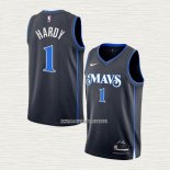 Jaden Hardy NO 1 Camiseta Dallas Mavericks Ciudad 2023-24 Azul