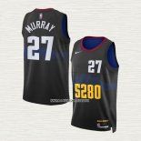 Jamal Murray NO 27 Camiseta Denver Nuggets Ciudad 2023-24 Negro