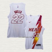 Jimmy Butler NO 22 Camiseta Miami Heat Fashion Royalty Blanco