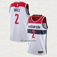 John Wall NO 2 Camiseta Washington Wizards Association Blanco