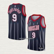 Josh Christopher NO 9 Camiseta Houston Rockets Ciudad 2022-23 Negro