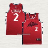 Kawhi Leonard NO 2 Camiseta Los Angeles Clippers Statement 2024-25 Rojo