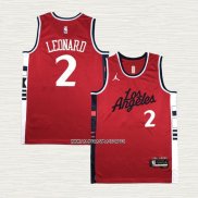 Kawhi Leonard NO 2 Camiseta Los Angeles Clippers Statement 2024-25 Rojo