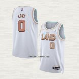 Kevin Love NO 0 Camiseta Cleveland Cavaliers Ciudad 2022-23 Blanco