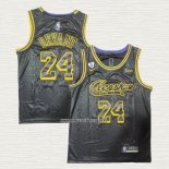 Kobe Bryant NO 24 Camiseta Los Angeles Lakers Crenshaw Black Mamba Negro