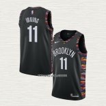 Kyrie Irving NO 11 Camiseta Brooklyn Nets Ciudad 2019-20 Negro