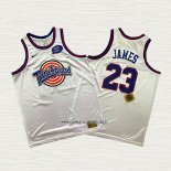 Lebron James NO 23 Camiseta Tune Squad Blanco