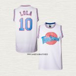 Lola Bunny NO 10 Camiseta Tune Squad Blanco