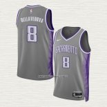 Matthew Dellavedova NO 8 Camiseta Sacramento Kings Ciudad 2022-23 Gris