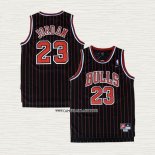 Michael Jordan NO 23 Camiseta Chicago Bulls Retro 1995-96 Negro