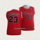 Michael Jordan NO 23 Camiseta Nino Chicago Bulls Rojo2