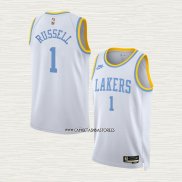 NO 1 Camiseta Los Angeles Lakers Classic 2022-23 Blanco D'Angelo Russell