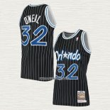 NO 32 Camiseta Orlando Magic Mitchell & Ness 1994-95 Negro Shaquille O'neal