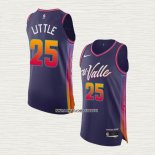 Nassir Little NO 25 Camiseta Phoenix Suns Ciudad Autentico 2023-24 Violeta