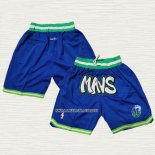 Pantalone Dallas Mavericks Just Don Azul