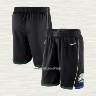 Pantalone Milwaukee Bucks 2017-18 Negro