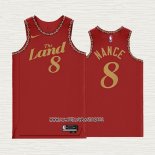 Pete Nance NO 8 Camiseta Cleveland Cavaliers Ciudad 2023-24 Rojo