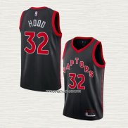 Rodney Hood NO 32 Camiseta Toronto Raptors Statement 2020-21 Negro