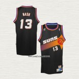 Steve Nash NO 13 Camiseta Phoenix Suns Retro Negro