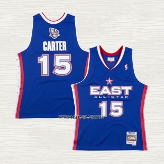 Vince Carter NO 15 Camiseta Brooklyn Nets All Star 2005 Azul