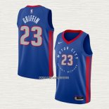 Blake Griffin NO 23 Camiseta Detroit Pistons Ciudad 2020-21 Azul