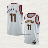 Bruce Brown JR. NO 11 Camiseta Denver Nuggets Ciudad 2022-23 Blanco