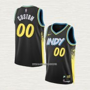 Camiseta Indiana Pacers Personalizada Ciudad 2023-24 Negro