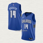 D.J. Augustin NO 14 Camiseta Orlando Magic Statement Edition Azul