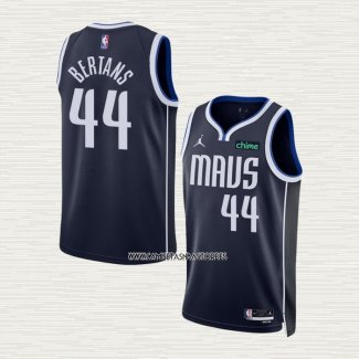 Davis Bertans NO 44 Camiseta Dallas Mavericks Statement 2022-23 Azul